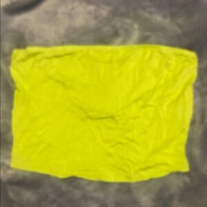Neon Yellow/Green Tube Top
